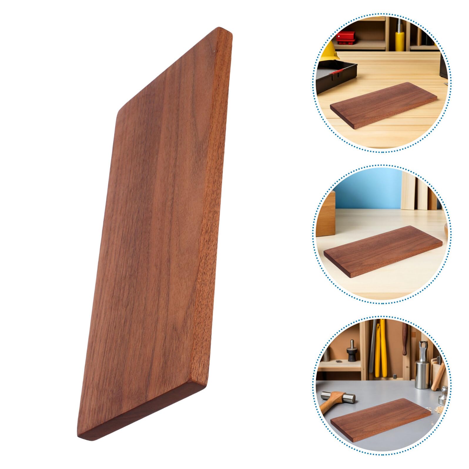 ARTIBETTER Assi di Legno di Noce Grezzo 20X10X2 CM Pannelli Decorativi in Noce per Lavori Artigianali Fai da Te Blocchi di Legno per Incisione e Progetti Creativi per Hobby e Arredamento