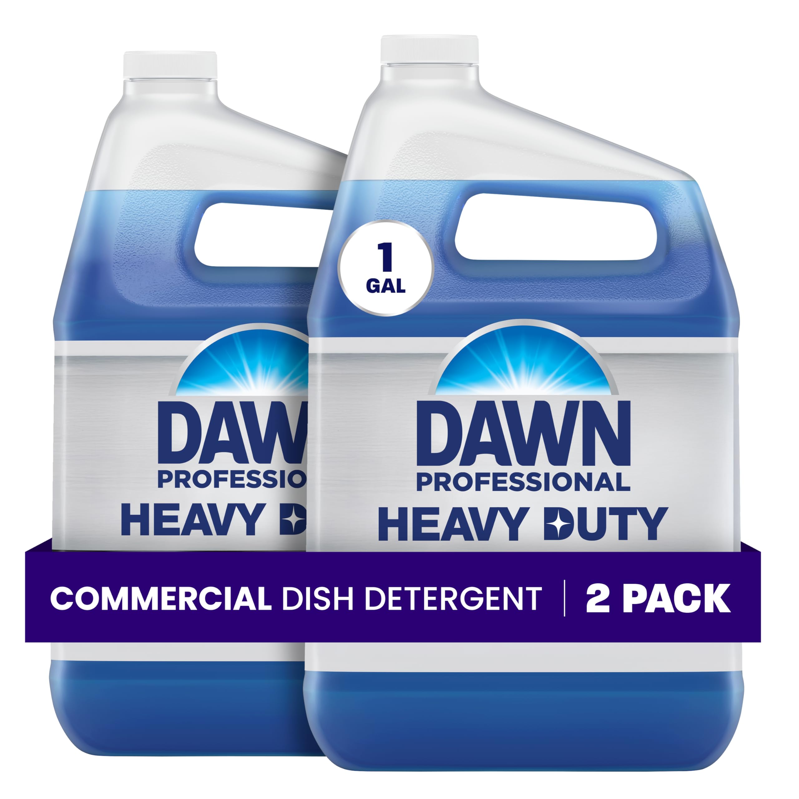 Dawn Professional Heavy Duty Manual Pot and Pan Dish Soap Detergent, 1 Gallon (Case of 2)