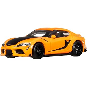 Hot Wheels Wild Speed 2021 Toyota GR Supra Toy Vehicle Mini Car, For Ages 3 and Up, Orange JBM00