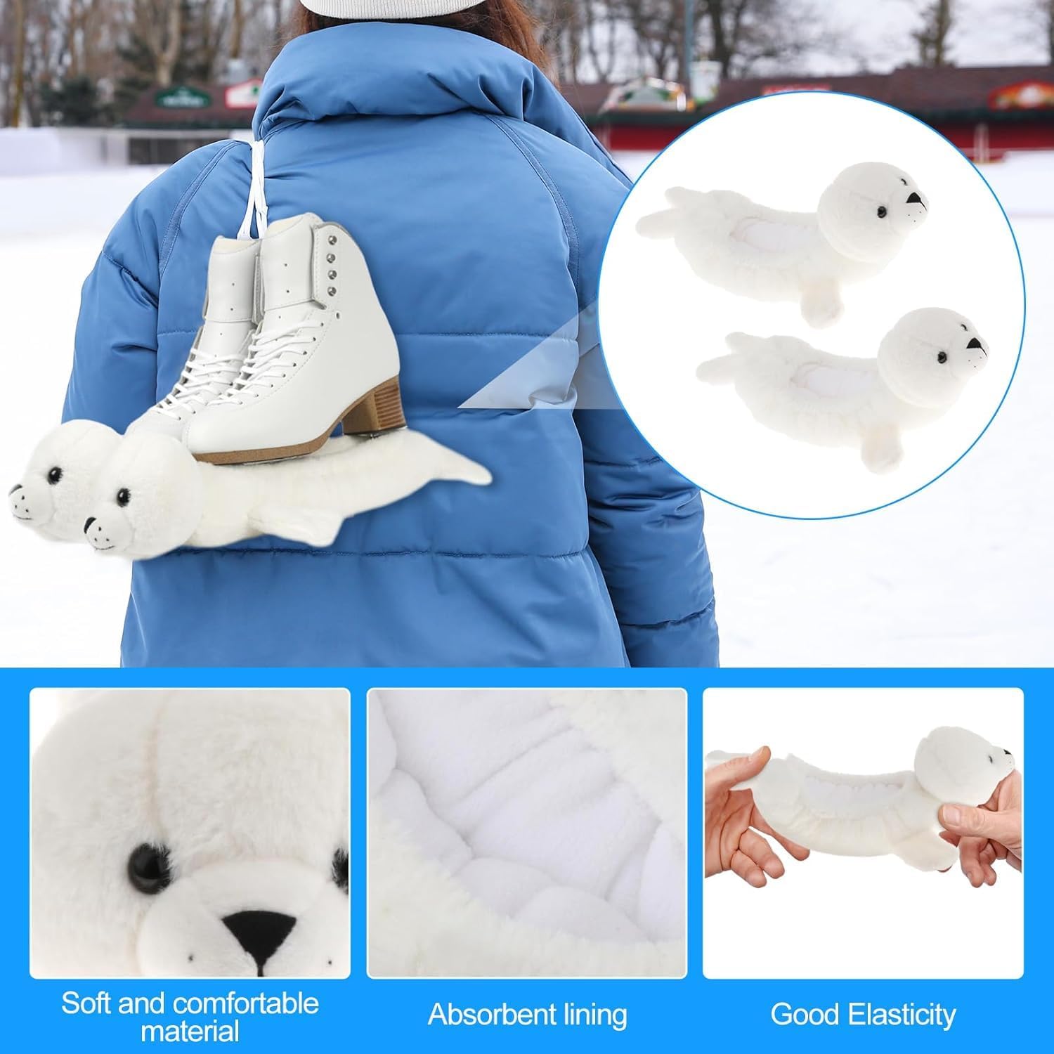 Ice Skate Protectors, Ice Skate Covers, Artistic Accessories for Youth and Adults.