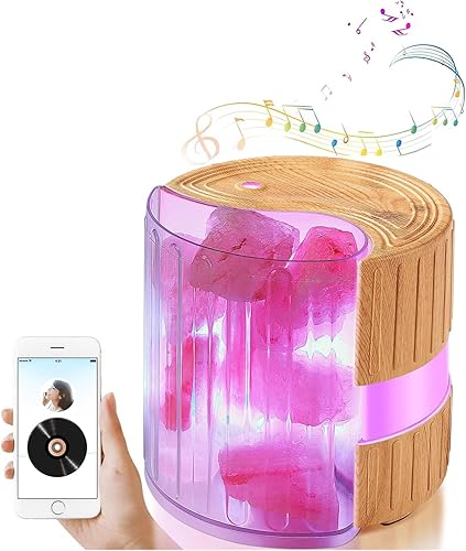 Lámpara de sal del Himalaya y difusor de aromaterapia de 10.1 fl oz - Máquina de sonido de ruido blanco Bluetooth para relajación, oficina en casa, disponible en Yaxa El Salvador