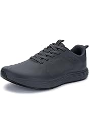 Men's Wide Food Service Shoes | Water & Oil Resistant | Zero Drop Sole