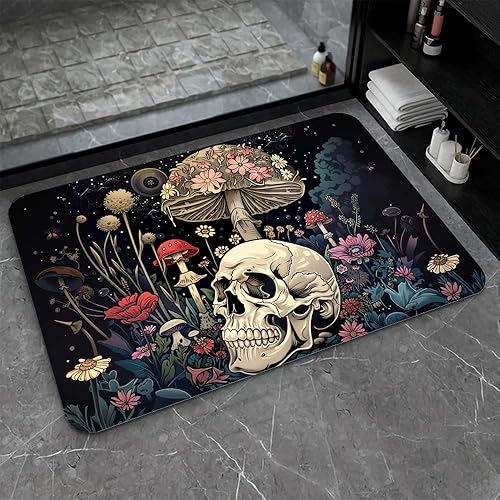 Miniatura 21 de Alfombra de baño - Alfombra de baño, mármol abstracto dorado - Absorbente antideslizante de secado rápido resistente a las manchas fácil de limpiar