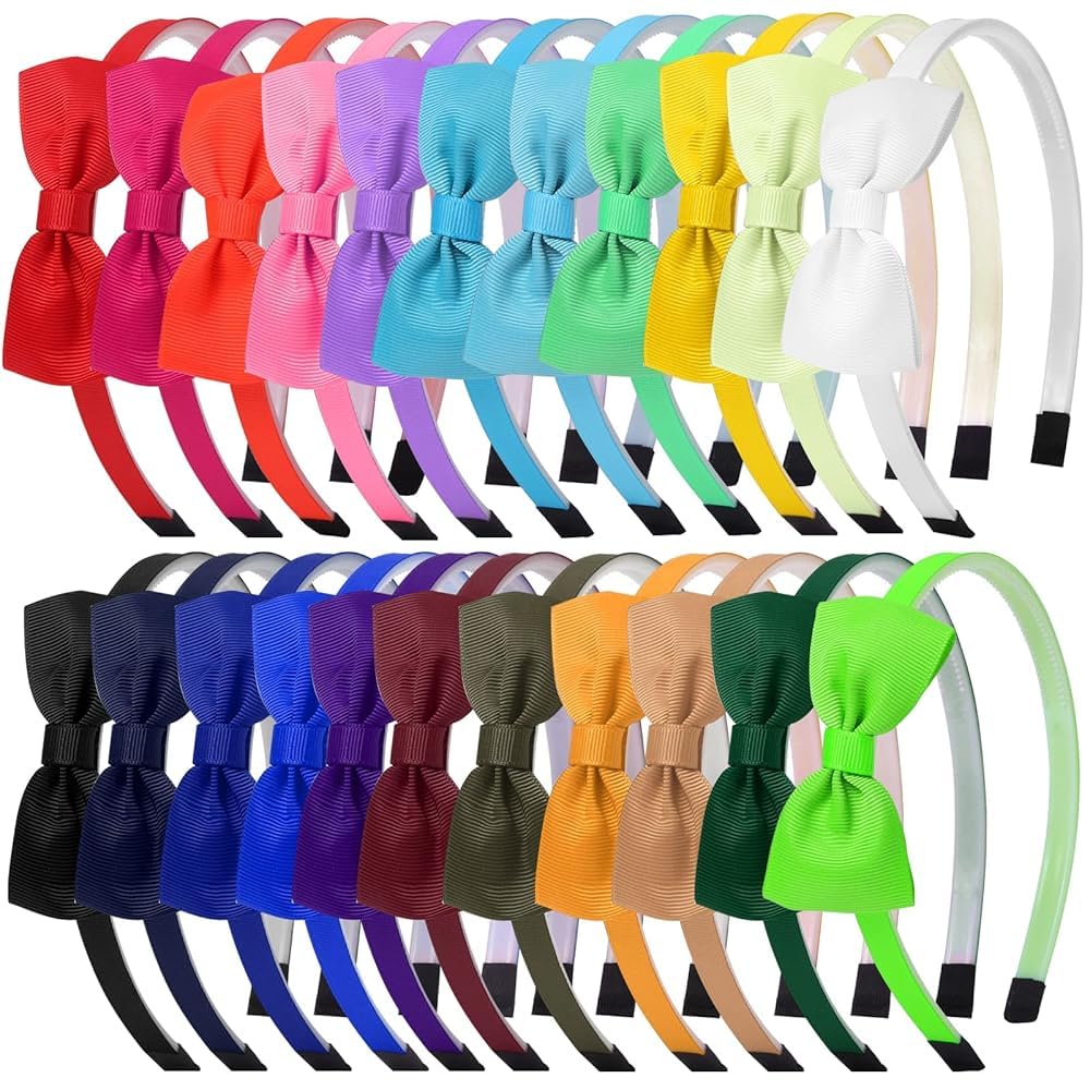 Candygirl 22pcs Toddler Headbands for Girls, Bow Hair Accessories for Kids
