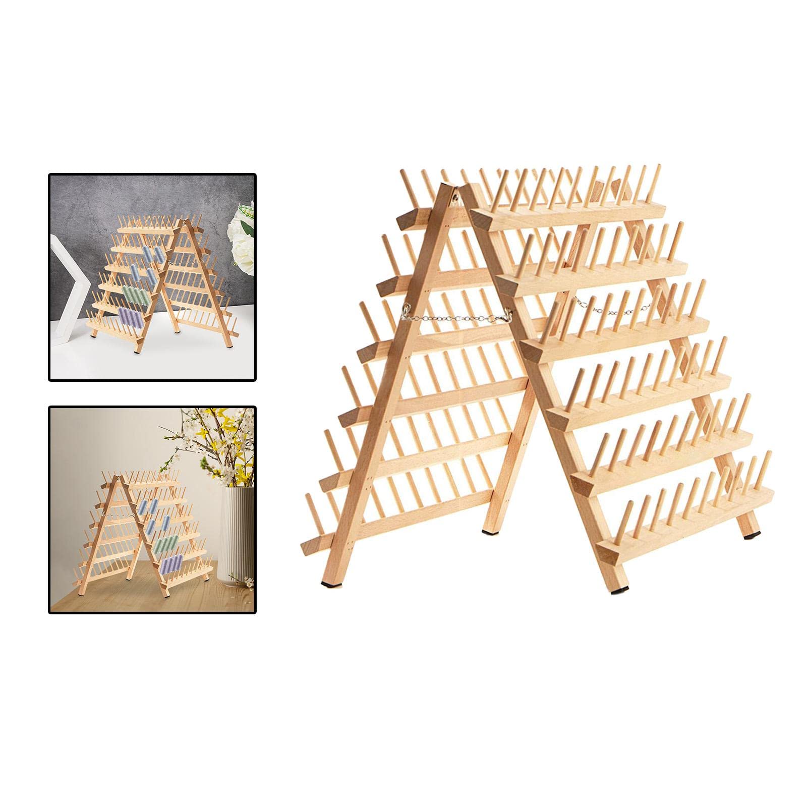 Porte-bobines Pliable pour Broderie, avec Corde pour