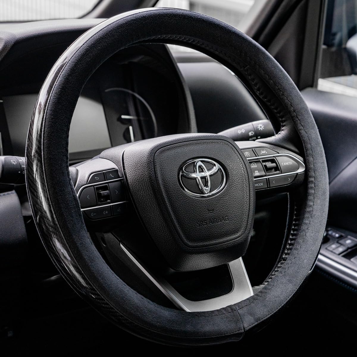 Amazon | ステアリングカバー Number7 東レ ウルトラスエード