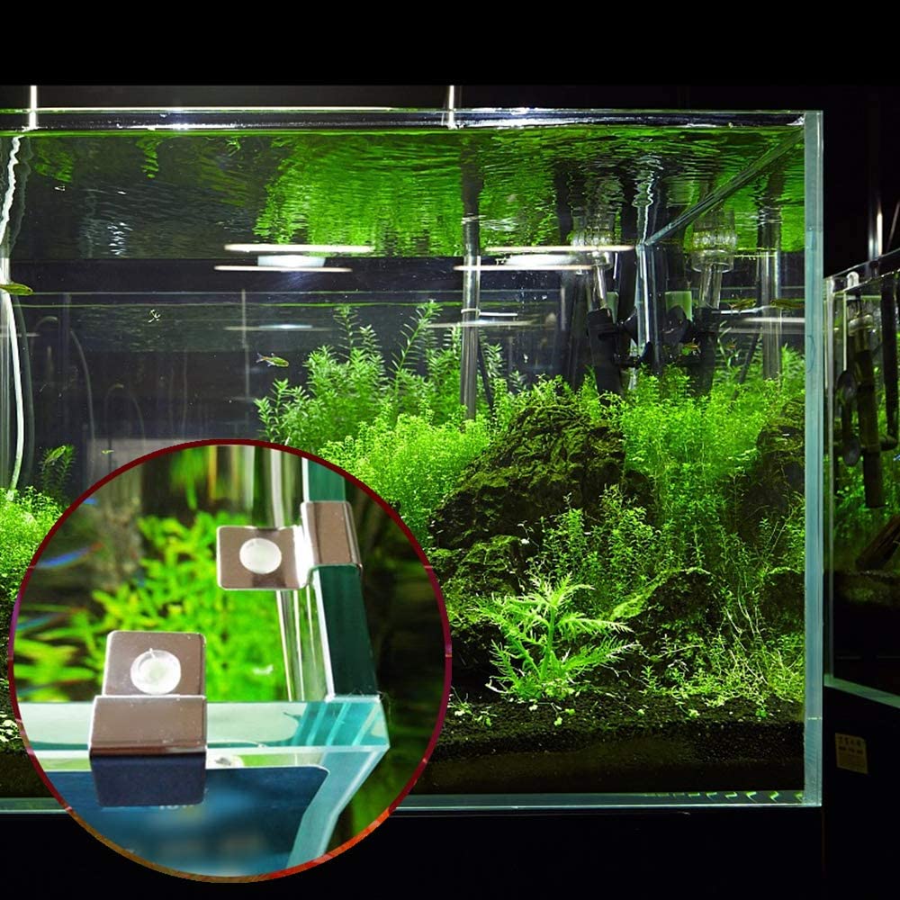 4 Clip Coperchio Acquario In Acciaio Inossidabile - Per Vetro Da 6 Mm, Con Cuscinetti Silicone - Foto 11