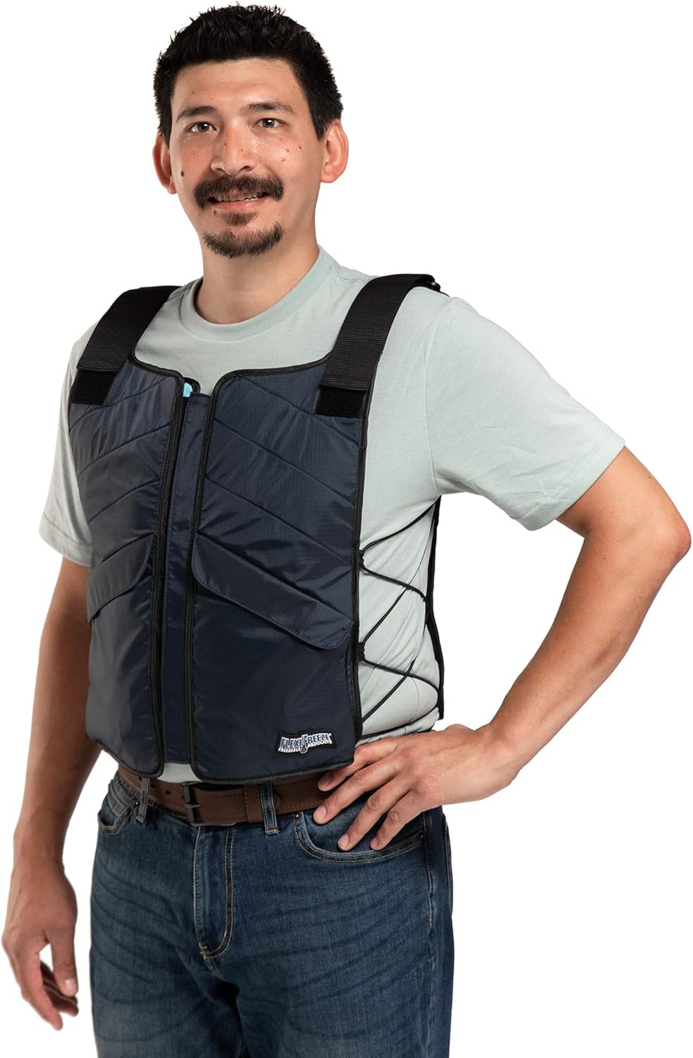 🔥 Cаѕhbасk uр tо 70% Professional Cooling Kit - Ice Vest with Additional Ice Sheets and Travel Cooler (Blue Velcro)