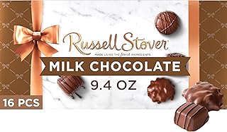 Russell Stover, Milk Chocolate Assortment, Chocolate Gift Box, 9.4 Ounce