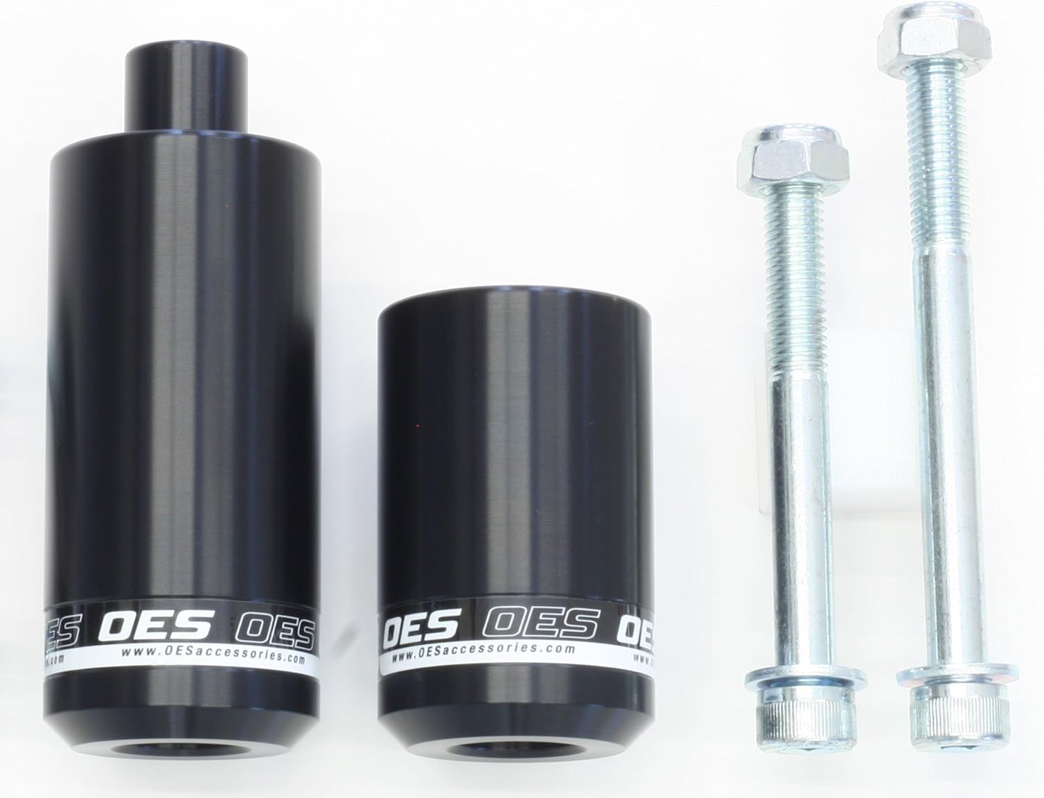 OES Accessories Brand Frame Sliders Compatible with Kawasaki Ninja ZX6R ZX6RR 636 2003 2004 No Cut (Blue)
