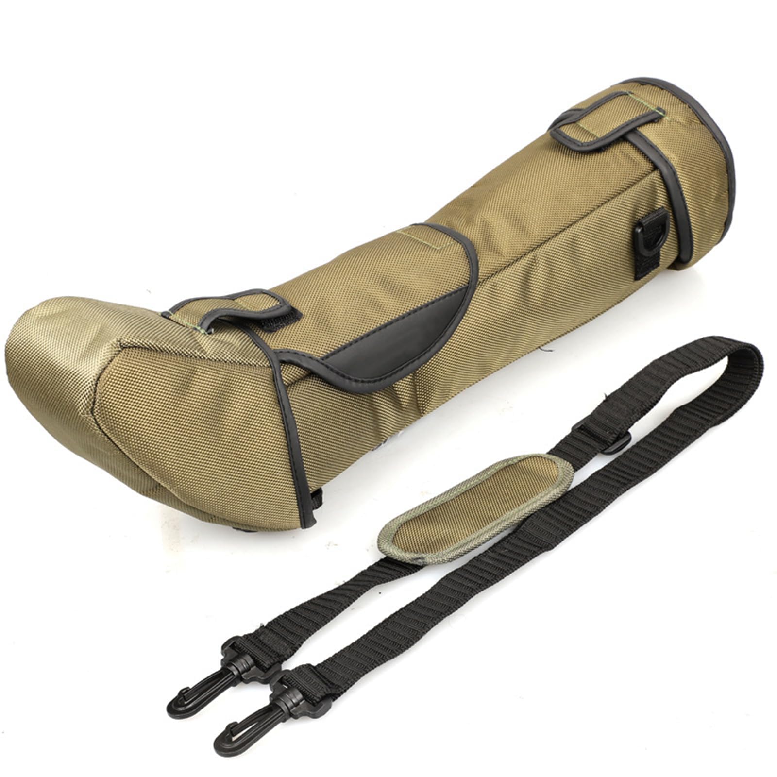 Housse de Protection pour Longue-Vue avec bandoulière à Fermeture Rapide - Sac de Transport pour trépied - Sac de Transport pour trépied Lumineux - Accessoires de Photographie - 80 mm - Vert
