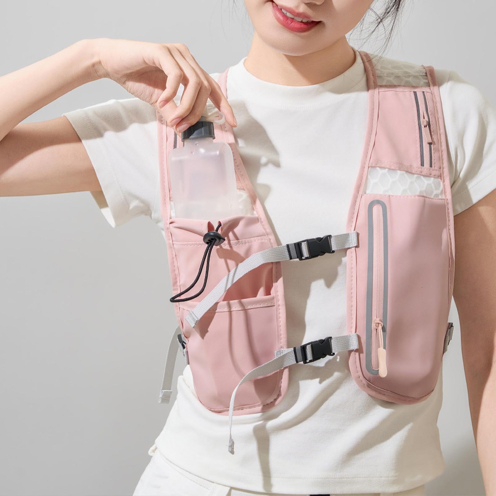 Enakshi® Hydration Backpack 4L Waterproof Running Vest Pack for Trail Jogging Cycling Pink|Sporting Goods | Outdoor Sports | Camping & Hiking | Hiking Backpacks | Hydration Packs