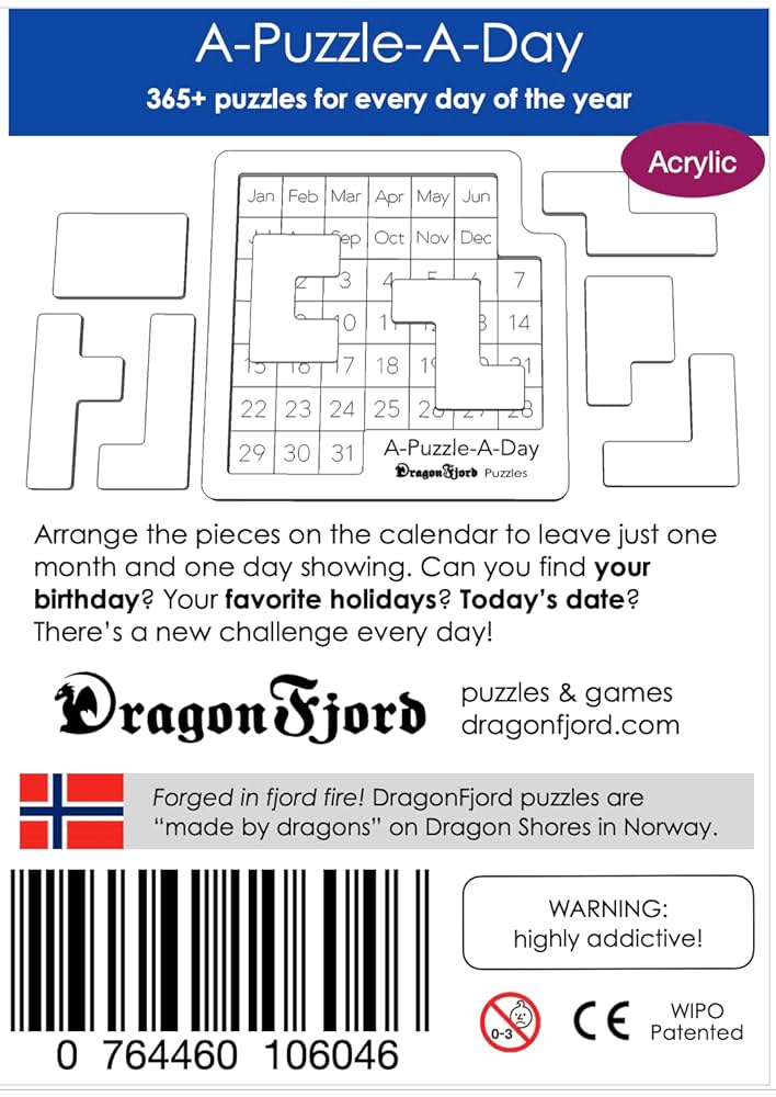 ペッツパズルカレンダー PEZ/ペッツ 「PUZZLE・CALENDAR/パズル・カレンダー・レッド