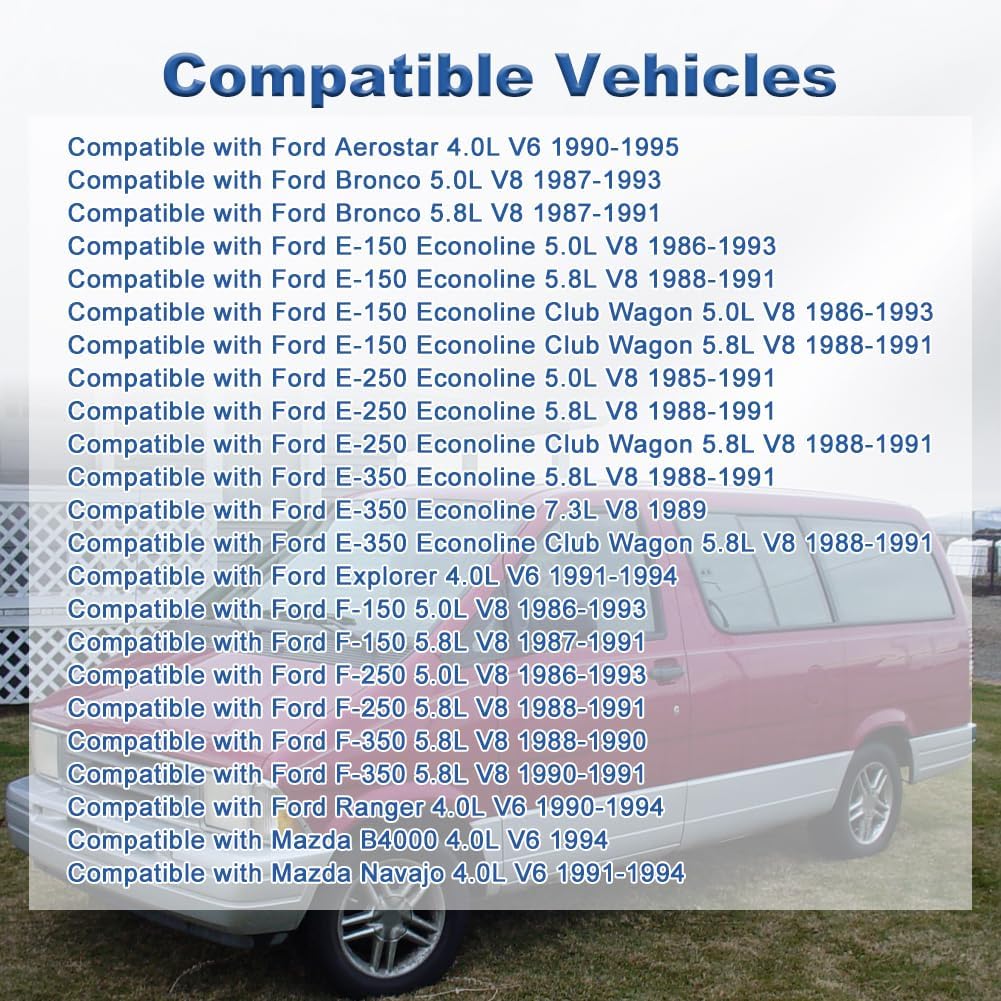 Fuel Injection Idle Air Control Valve Compatible with Ford Aerostar Bronco E-150 E-250 E-350 Econoline Explorer F-150 F-250 F-350 Ranger Mazda B4000 Navajo Replacement for AC23 2152005