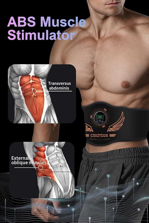 Cinturón Ab Stimulator para tonificar abdominales miniatura 2