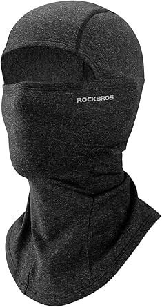 ROCKBROS Sturmhaube Balaclava Skimaske Winddicht Warm für Fahrrad Ski Motorrad Winter Unisex Einheitsgröße