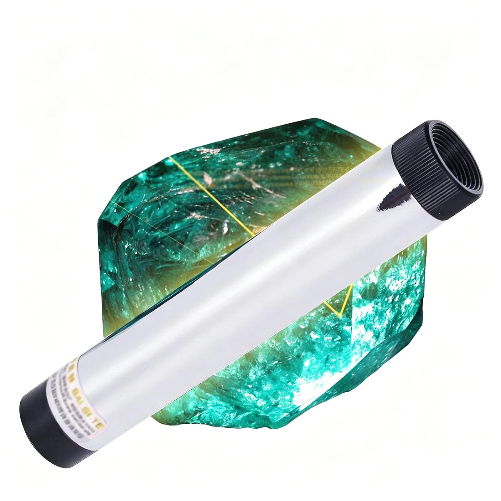 Spectroscope De Diffraction Portable Zayuzo, Spectroscope À Prisme À Spectre Complet Avec Oculaire De 8 Mm, Performance Optique Claire, Identification Rapide Des Pierres Précieuses Pour Les Antiquités