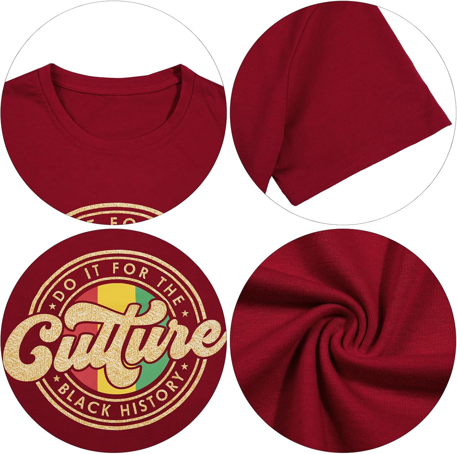 MNLYBABY Juneteenth Shirts Womens 1865 Celebrate Juneteenth Tshirt African American Freedom Tees Tops - Image 5