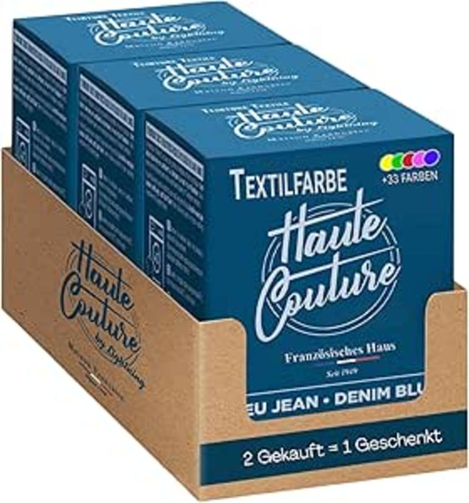 HAUTE COUTURE - Jeansblau Textilfarbe