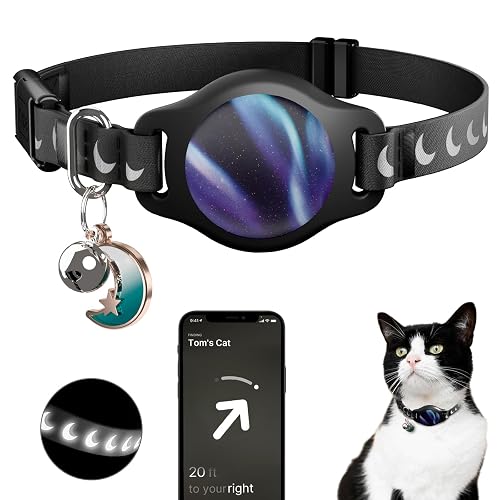 Cat Tracker Collar (Black & Blue)
