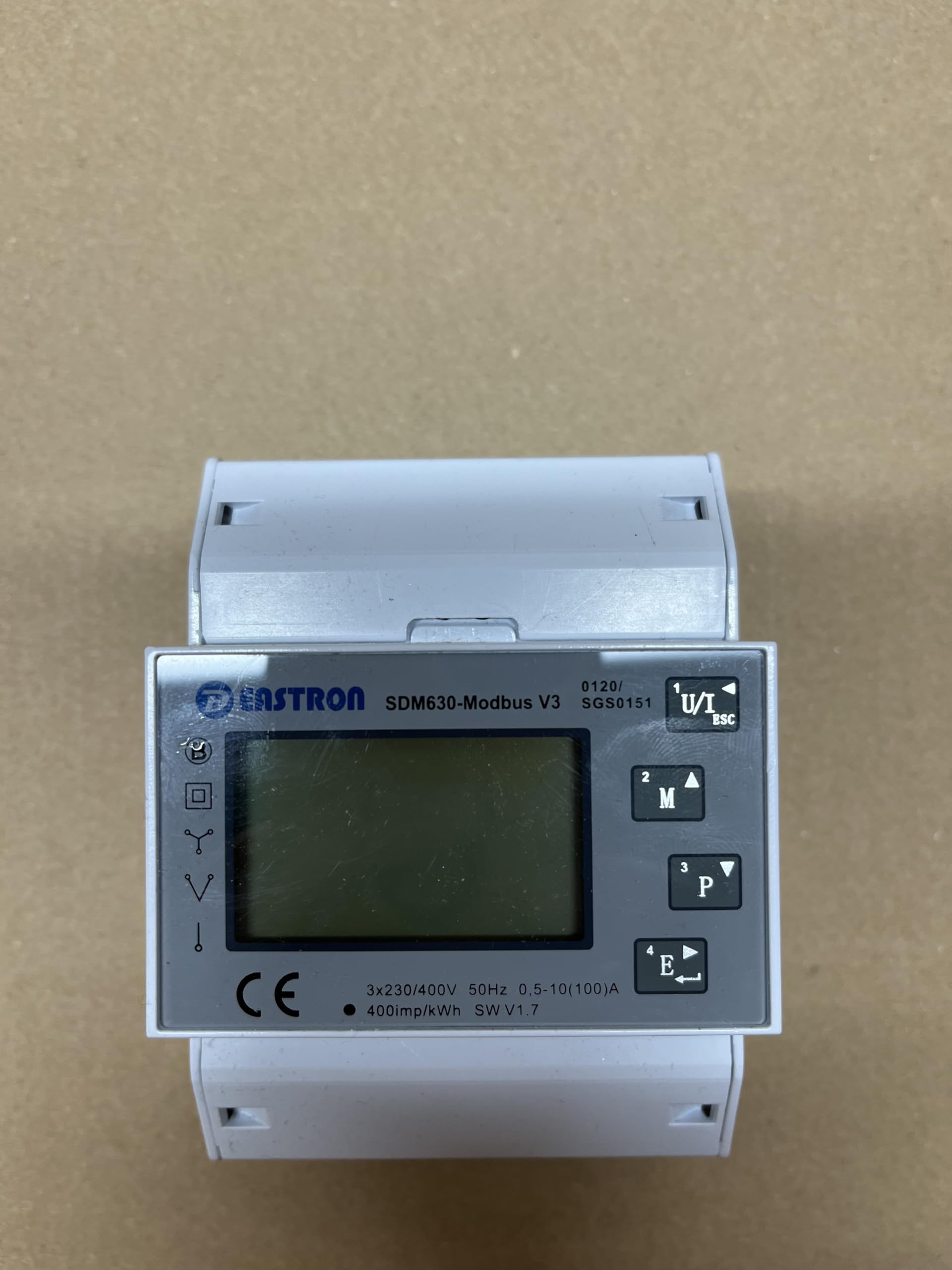 SDM630Modbus - Misuratore elettrico digitale a due direzioni per corrente di rotazione e corrente alternata fino a 80 A
