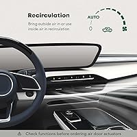 Vista 7 de YHTAUTO Actuador de puerta de aire HVAC - Palancas de puerta de mezcla - Compatible con modelos Chevy & Pontiac, Cadillac y Buick - Impala