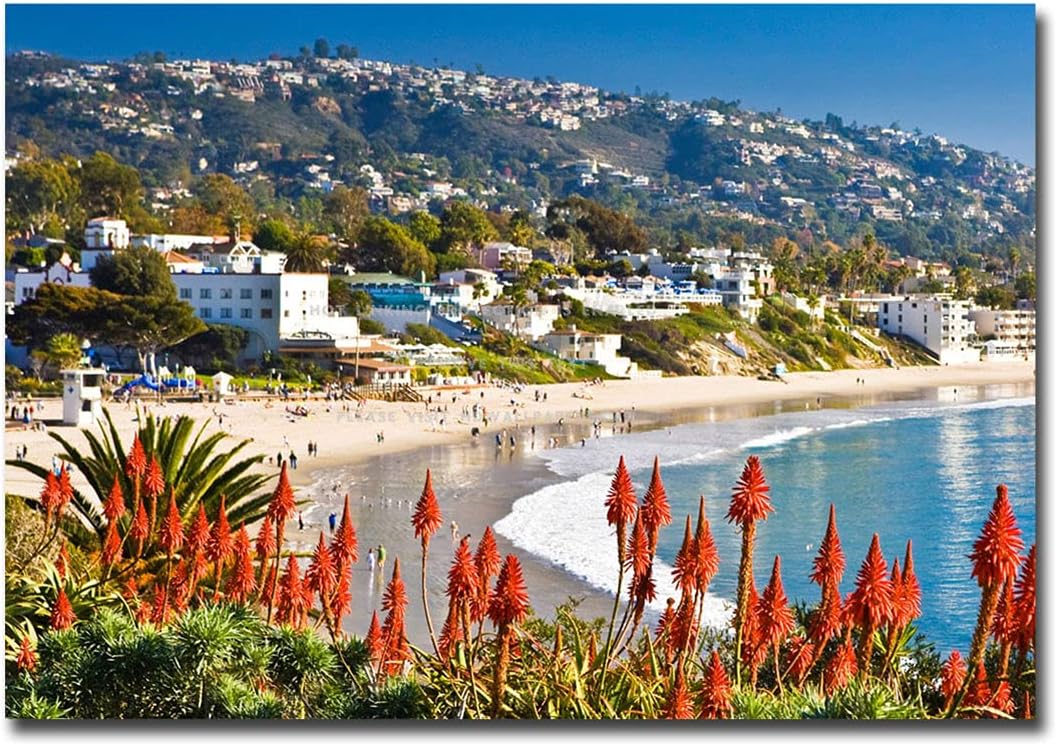 Laguna Beach California Travel Refrigerator Magnet Size 2.5" x 3.5"