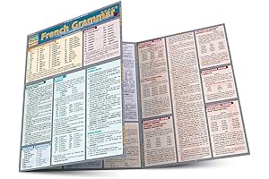 French Grammar QuickStudy Laminated Reference Guide: Easily Master French Grammar Basics