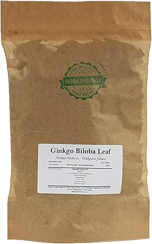 Herba Organica Hoja de Ginkgo Biloba - Ginkgo Biloba L - Té de hierbas (3.53 oz)