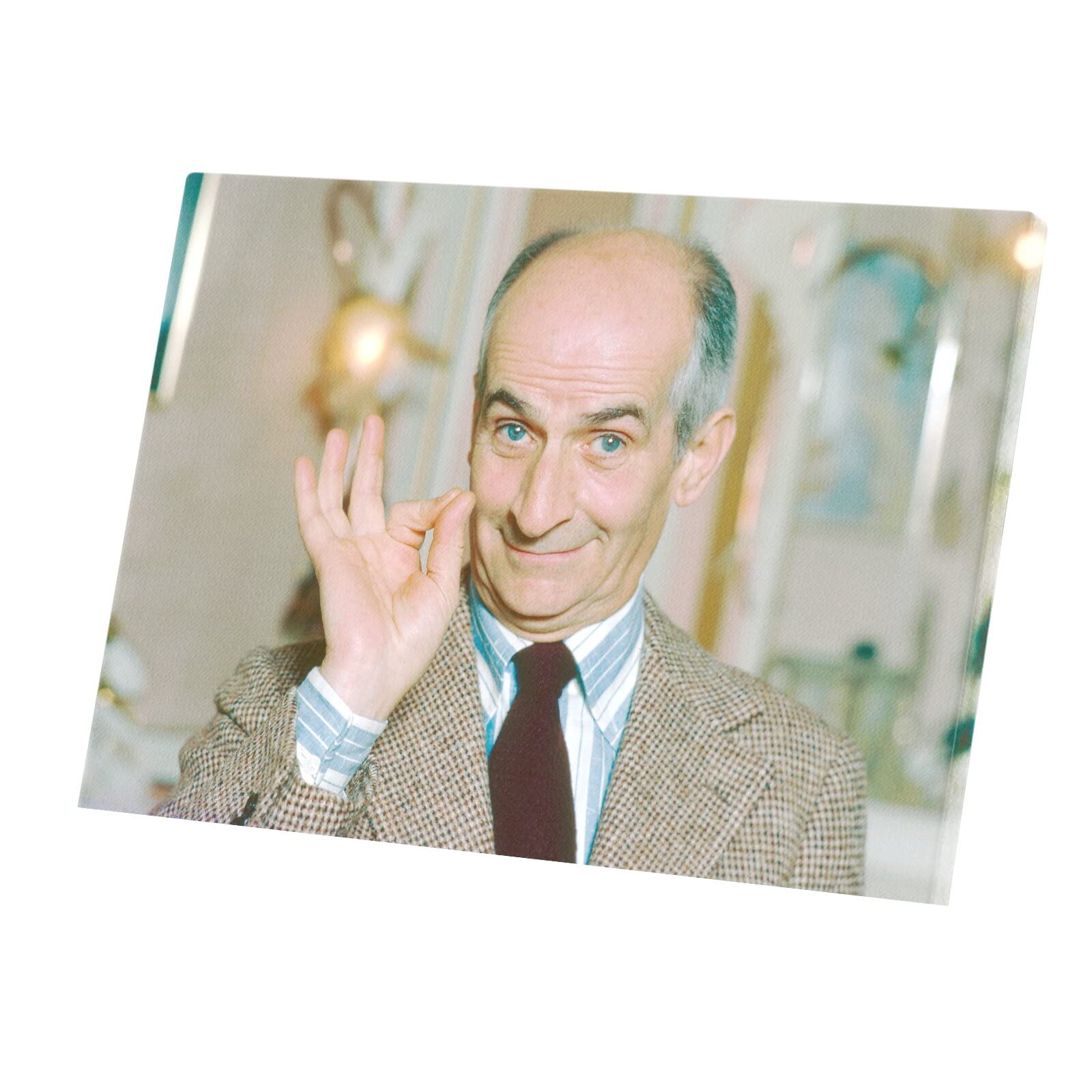 Tableau Louis de Funès toile imprimée acteur comédie 42x30 - 4