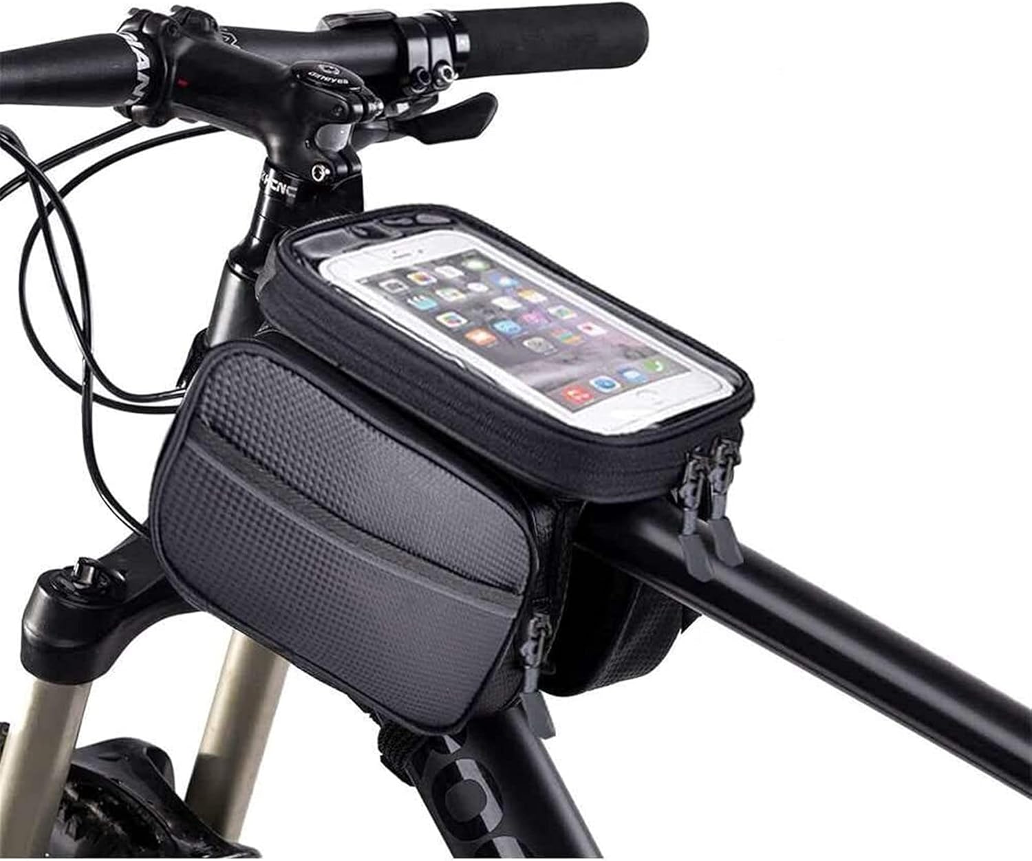 Bicycle Bag Front Beam Bag Mountain Large-capacity Waterproof Mobile Phone Beam Bag Saddle Riding Equipment Accessories