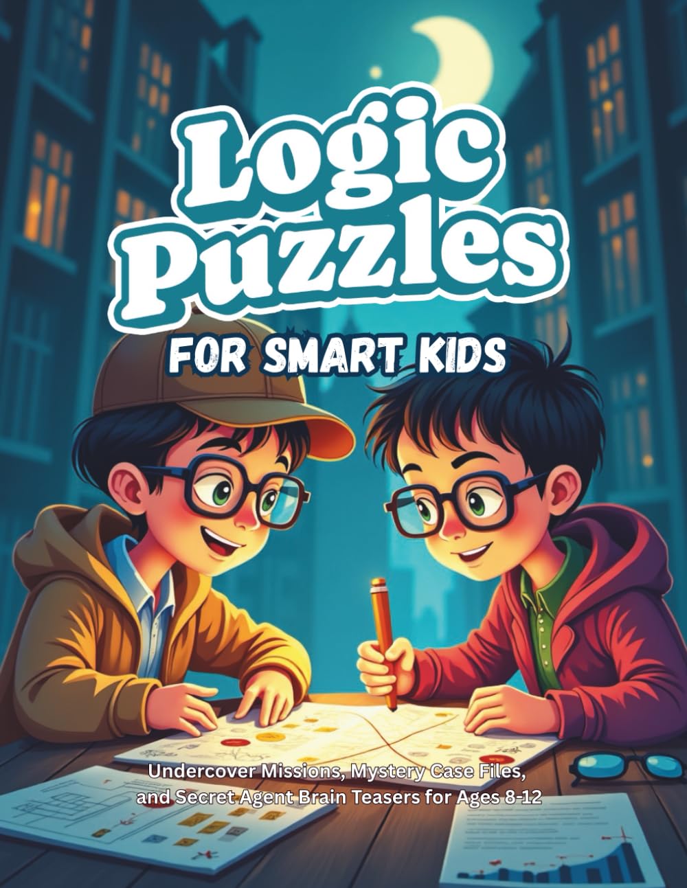 Detective & Spy Logic Puzzles for Smart Kids: Undercover Missions, Mystery Case Files, and Secret Agent Brain Teasers for Ages 8-12