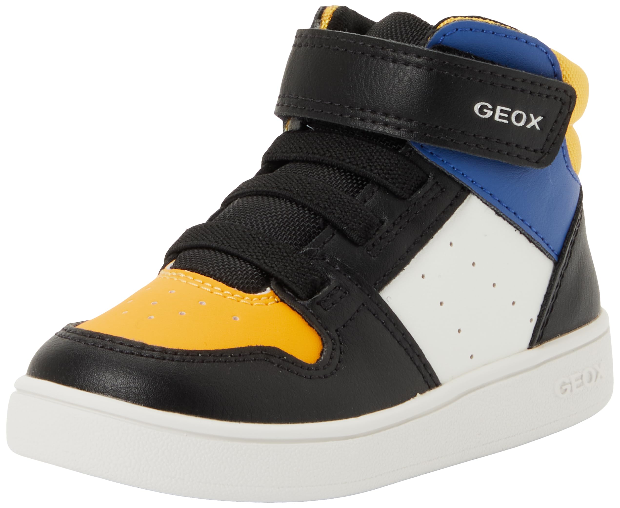 Geox Baby B Eclyper Boy Sneakers Black/Dk Yellow, 22 EU