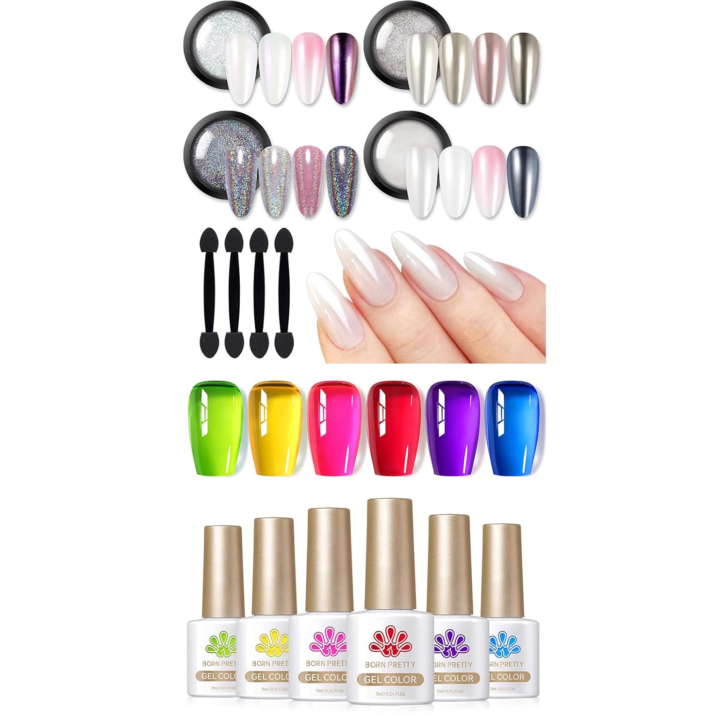 Born Pretty Jelly Gel Nail Polish 30 Ice Jelly Neon Gel