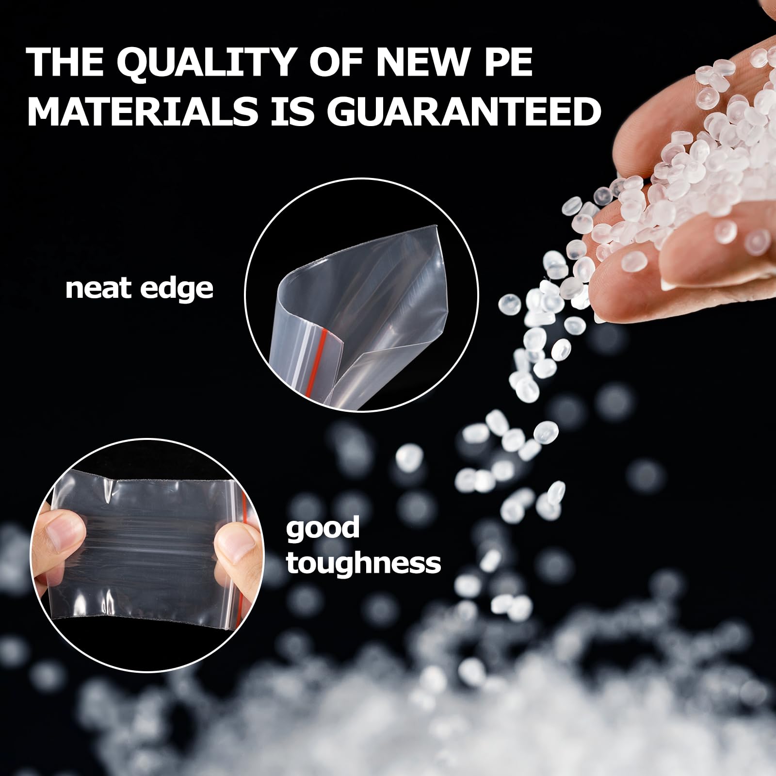 Sacchetti Per Piccoli Pezzi 100 Sacchetti Richiudibili Con Zip – Dimensioni 5x7 Pollici, Spessore 4mil, Perfetti Per Organizzare Buste Trasparenti Richiudibili - Foto 8