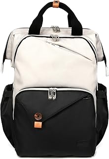 Hap Tim Baby-Wickeltasche für Jungen und Mädchen, großer Rucksack, Wickeltaschen mit Doppelfächern, Baby-Wunschliste für die Suche nach Duschen, Geschenken, für Neugeborene (7340-BH)