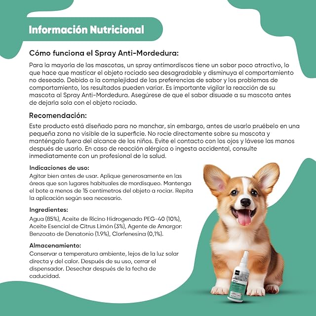 Foto 6 de 8 de Spray Antimordeduras Perros y Gatos - 250ml