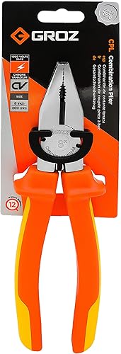 Miniatura 6 de Groz 31530 - Alicates combinados (1000 V, aislados, acero al cromo vanadio, alto apalancamiento