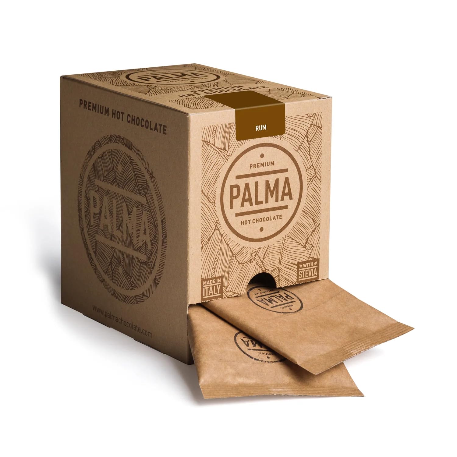 PALMA Italian Hot Chocolate Sachets - Rum | 500g (20 Servings)
