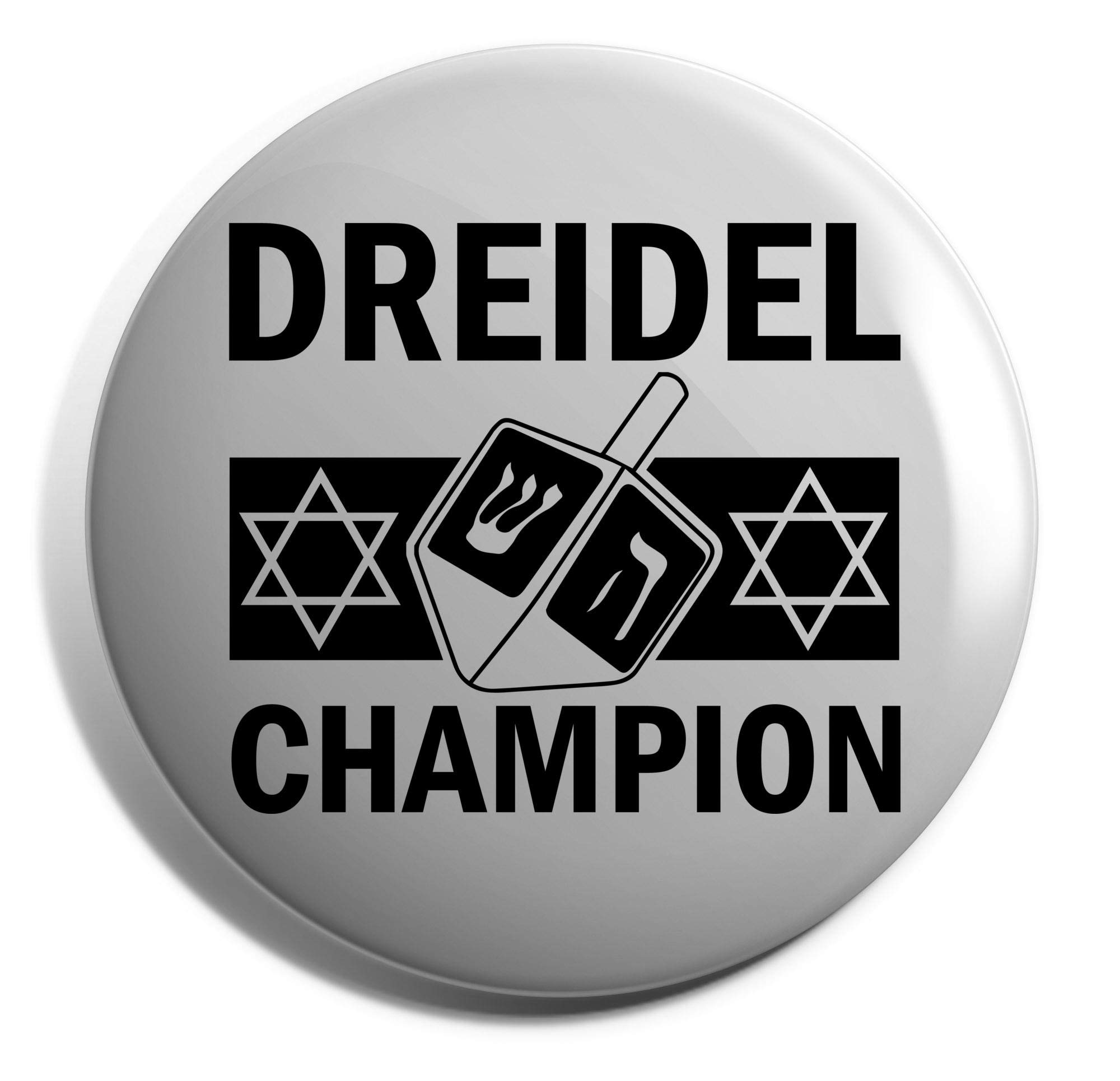 Hippowarehouse Dreidel Champion - Hanukkah Badge
