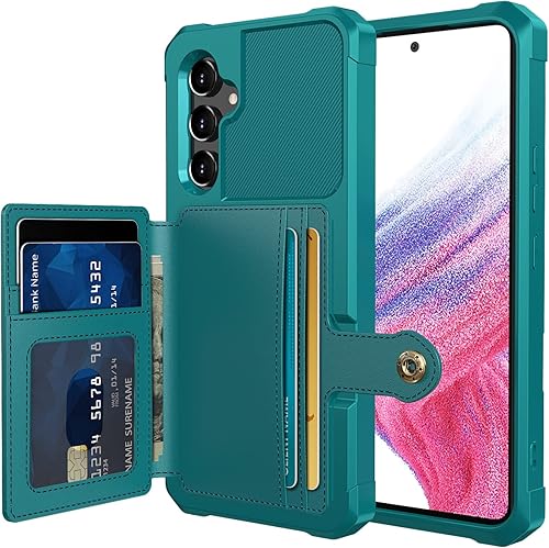Miniatura 6 de Wefor Funda para Samsung Galaxy A14 5G - Funda tipo cartera con bolsillos para tarjetas de cuero PU Funda trasera con tapa para Samsung Galaxy A14