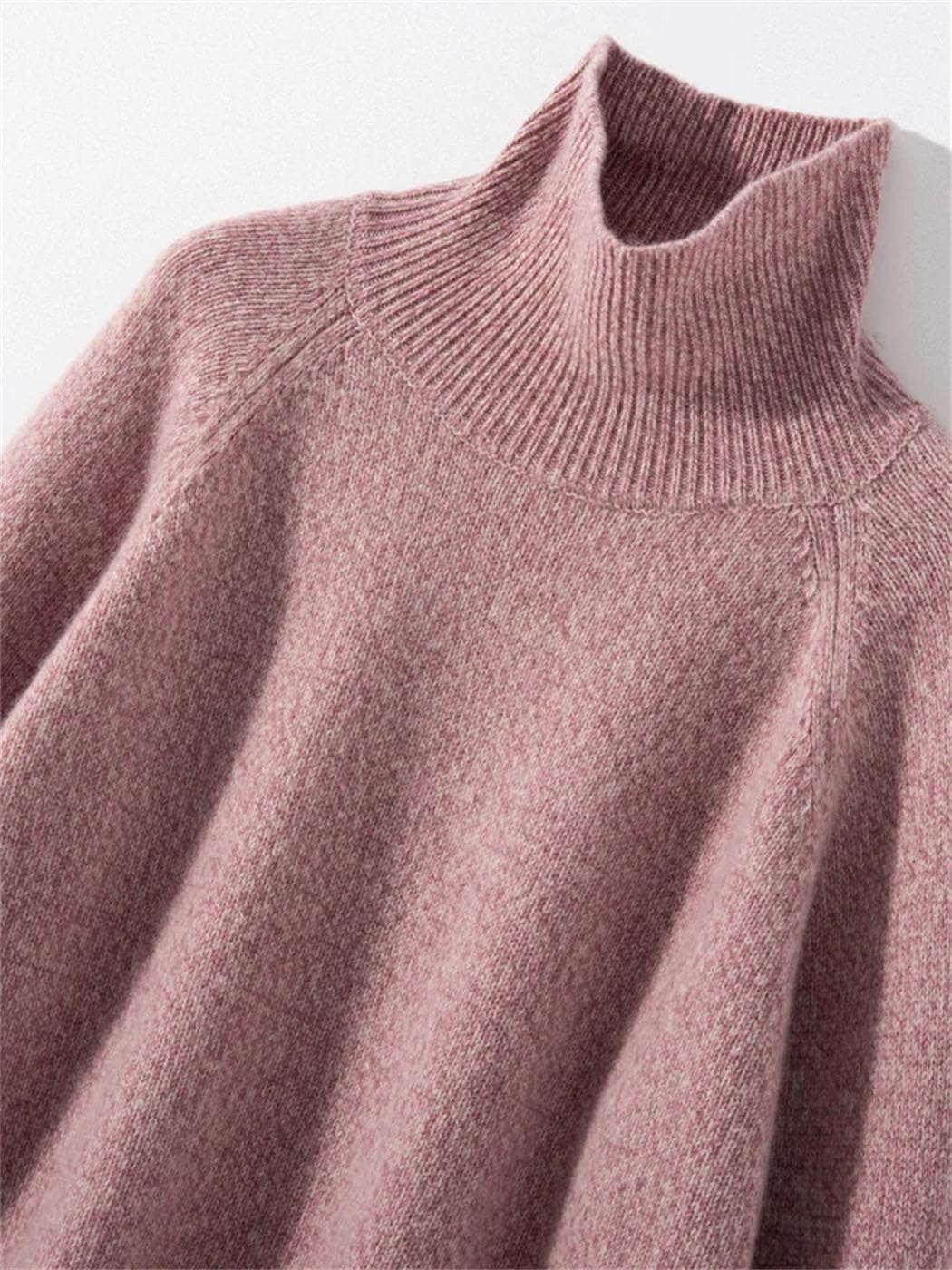 Women 100% Cashmere Sweater Turtleneck Long Sleeve Pullover Soft Thermal Knitwear Winter Luxury Jumper Tops