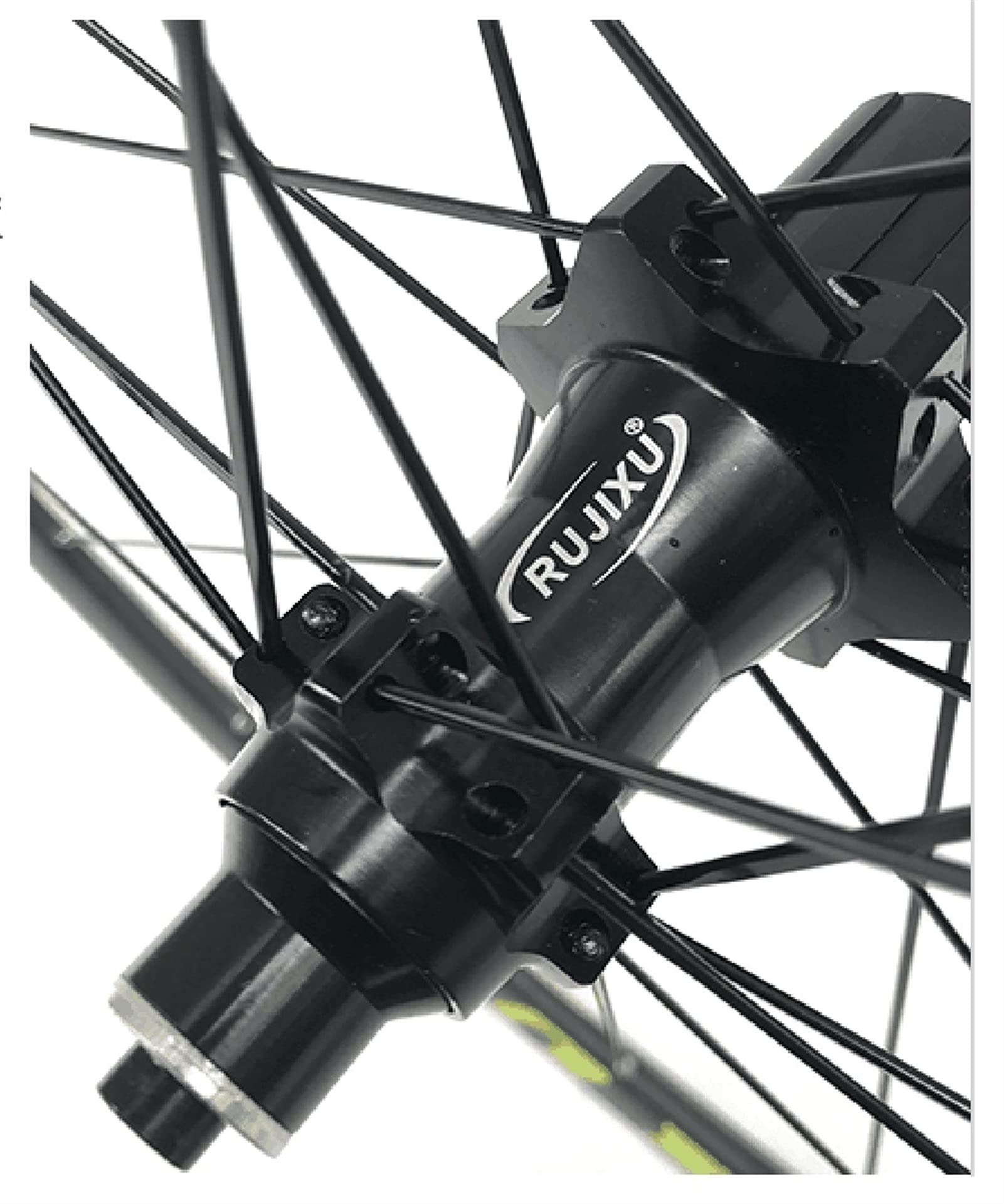 Set di Ruote per Bici da Strada 700c 40mm Leggero Cerchio in Lega di Alluminio a Doppio Strato Anteriore 20 Posteriore 24 Fori cerchione/v mozzo del Freno Ruote a sgancio rapido F