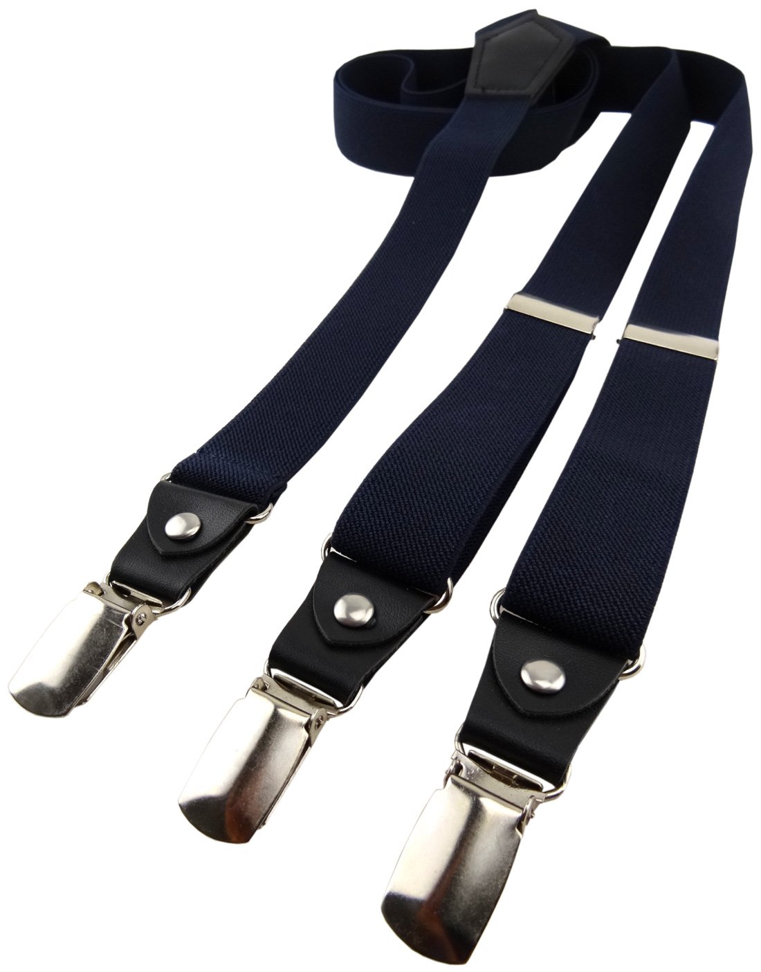 Bretelle Uomo TigerTie - Larghe 35mm A Forma X, Regolabili 75-120 Cm, Con 4 Clip