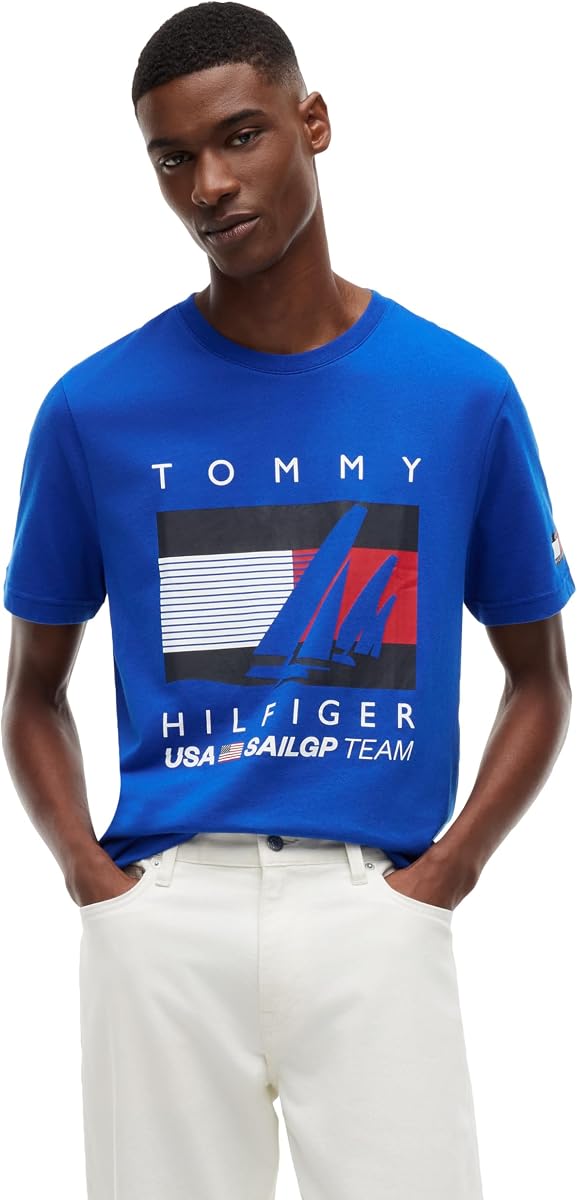Tommy Hilfiger Tommy X Us Sailgp Team Graphic Camiseta para Hombre