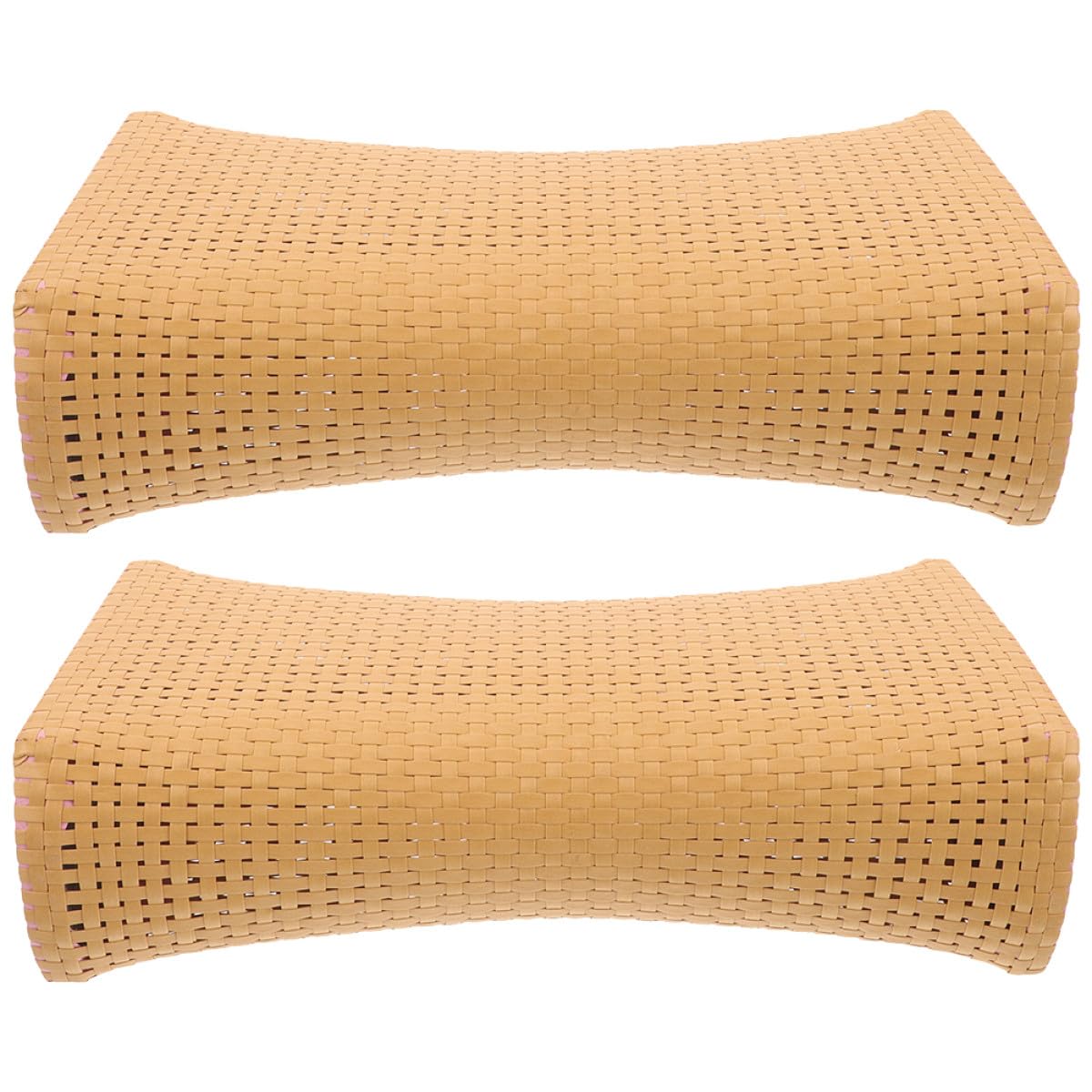 Oreillers de sauna imitation rotin coussins de nuque ergonomiques grand format