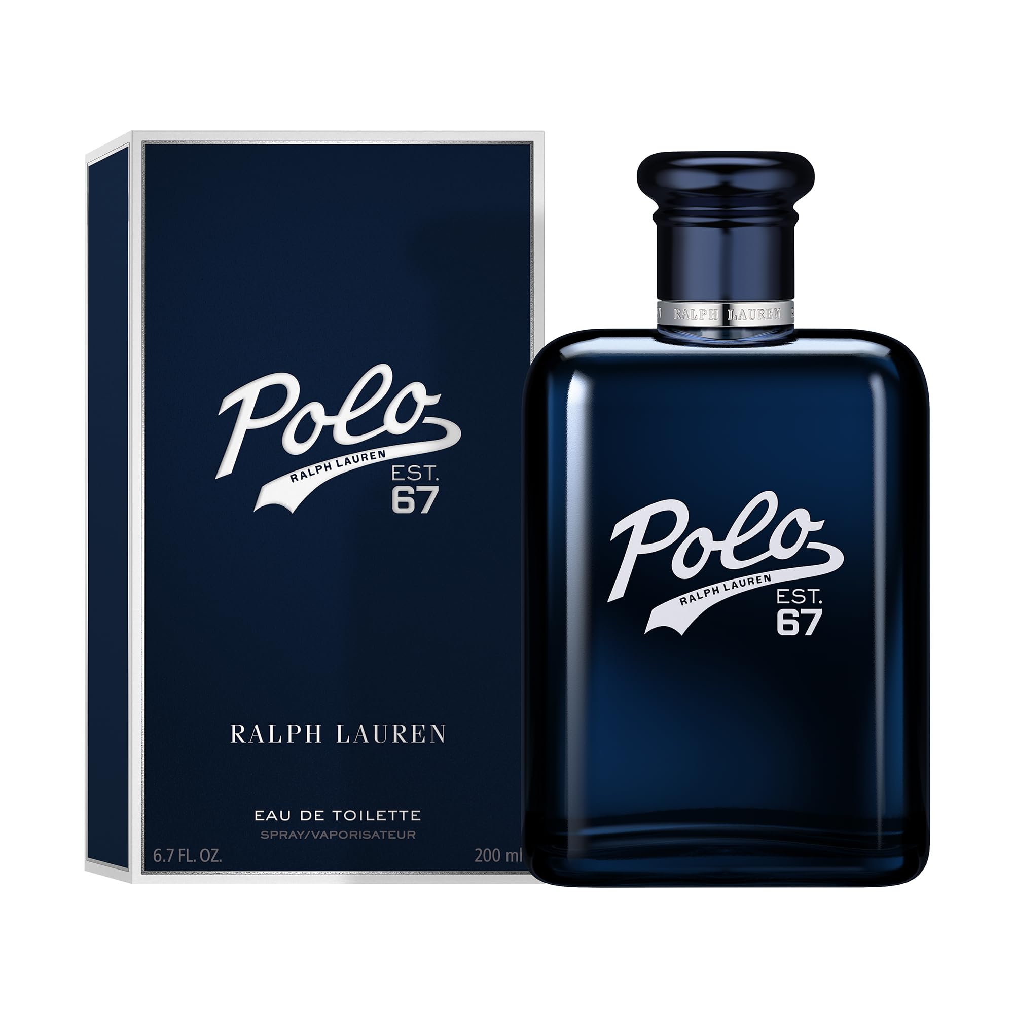 Ralph Lauren Polo 67 Eau de Toilette, zitrischer Herrenduft, 200 ml | Frisches Männerparfüm mit spritziger Bergamotte, Ananas, Vetiver und Patchouli, sinnlicher Duft mit langanhaltender Frische