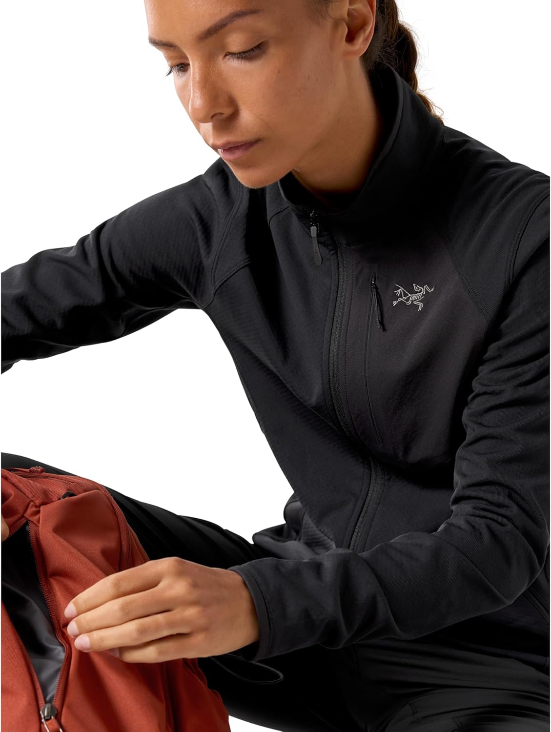 Arc'teryx Delta Jacket Women's | Warm Breathable Performance Fleece Jacket | Black, X-Large - Image 4