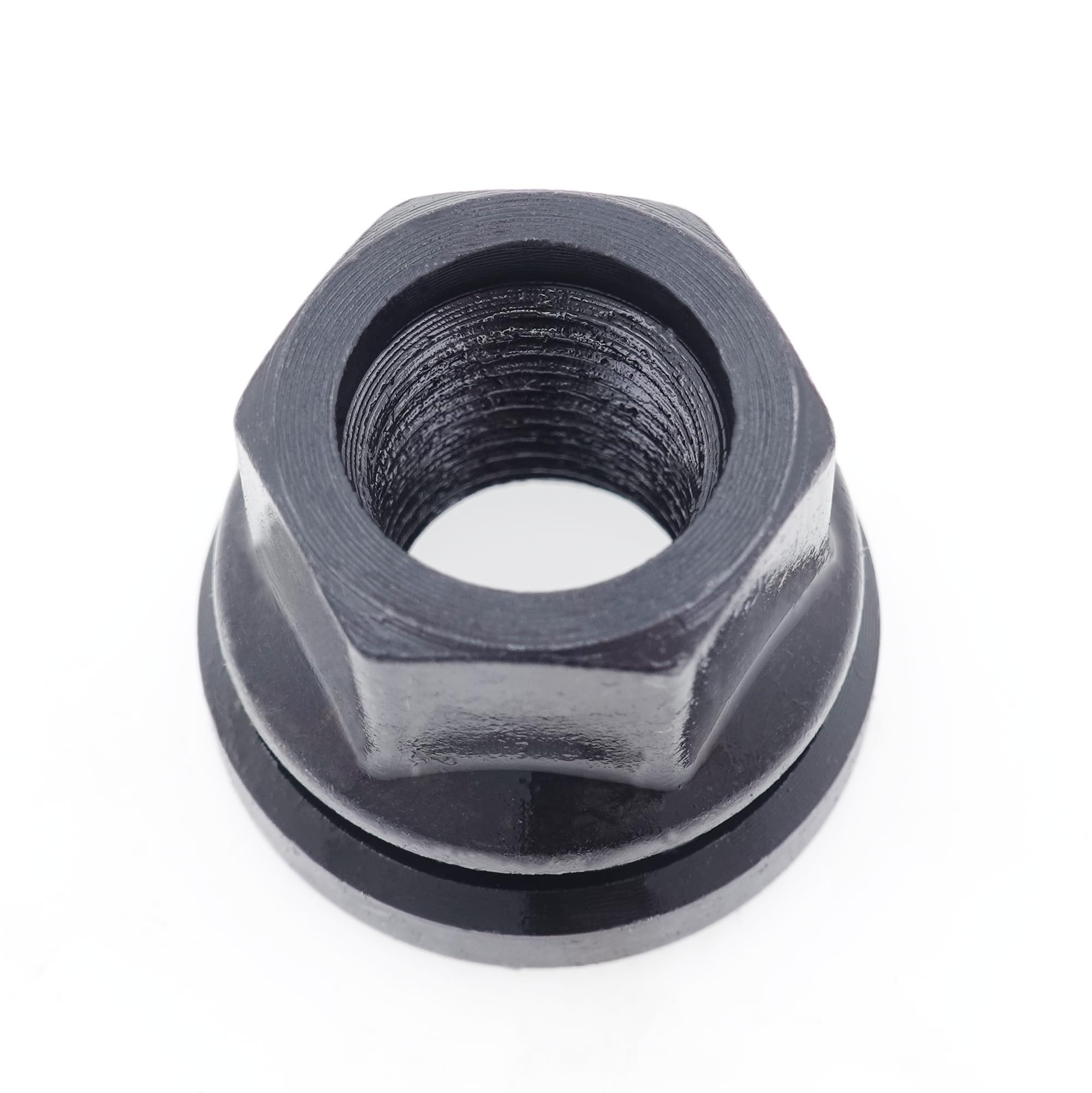 EZAccessory Wheel Lug Nuts Replacement for Ford F250 F350 2003-2025 14x1.5 Thread Flat Washer Black Set of 32