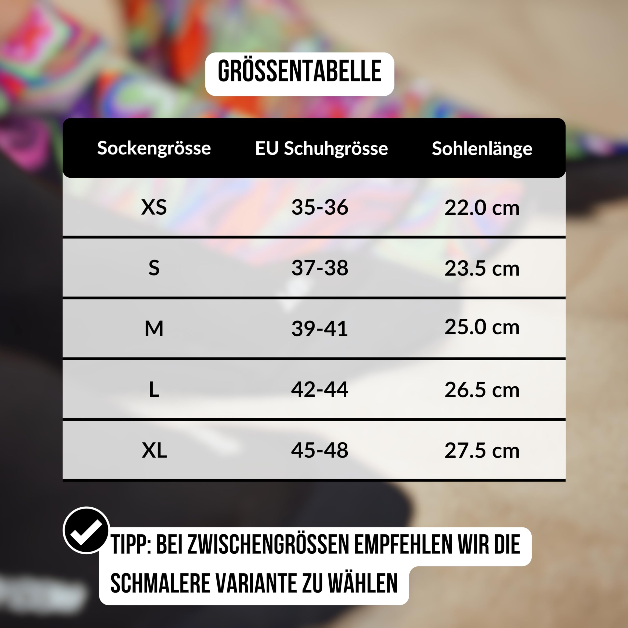 Profi-Design Beachsocken für Sport am Strand – Beachvolleyball, Fußball, Tennis